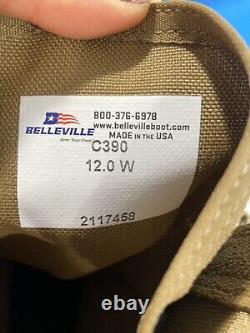 12 Wide Nib Men's Belleville C390 Hot Weather Ocp Acu Coyote Military Boots