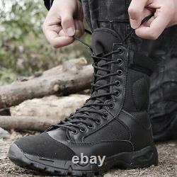2022 Light Military Combat Boots Men Tactical Army Ankle Boots Comfortable Work