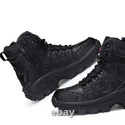 2022 Men Military Boot Combat Mens Ankle Boot Tactical Army Boot MaleWork Shoes