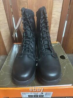 5.11 Evo 8 WP Side-Zip Tactical Boots Black Leather Combat Boots 12312 Size 14