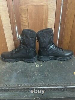 5.11 Evo 8 WP Side-Zip Tactical Boots Black Leather Combat Boots 12312 Size 14