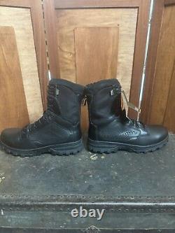 5.11 Evo 8 WP Side-Zip Tactical Boots Black Leather Combat Boots 12312 Size 14