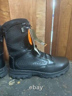 5.11 Evo 8 WP Side-Zip Tactical Boots Black Leather Combat Boots 12312 Size 14