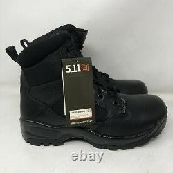5.11 Tactical Boots ATAC 2.0 6 Black Leather Mens Size 10.5 Lace Up Military