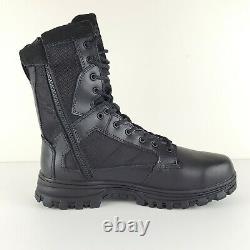 5.11 Tactical EVO 8 Side Zip Waterproof Military Boots Size 12 #12312 NWOB
