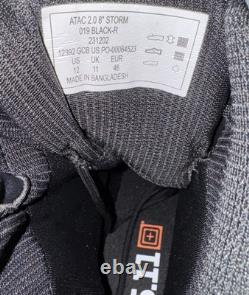 5.11 Tactical Men's ATAC 2.0 8 STORM Military Boots Waterproof Shoes Size 12