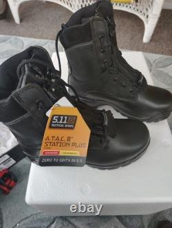 5.11 Tactical Men's ATAC 8 Military Boot Style 13002 Station Plus Black 10W