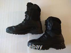 5.11 Tactical Men's ATAC Storm Side Zip Waterproof EMS Police Work Boots Size 10