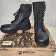 Airstep Army New 3024 Black Leather Military Tactical Boot Waterproof Shoe Sz 9