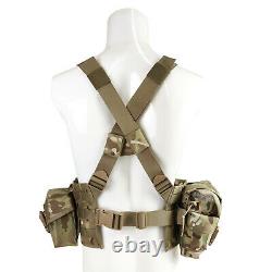 AKMAX Military Tactical Assault Vest Army Combat Chest with MOLLE Pouches OCP