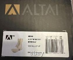 ALTAI 8? Waterproof Tan Boots Model MFM100 With Box Combat Tactical Military