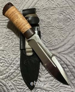 A&R Zlatoust Knife Birch Scorpion Hunting Tactical Military Combat Russian Knife