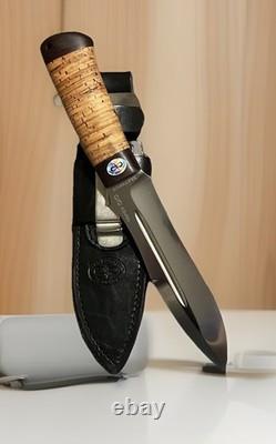 A&R Zlatoust Knife Birch Scorpion Hunting Tactical Military Combat Russian Knife