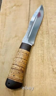 A&R Zlatoust Knife Birch Scorpion Hunting Tactical Military Combat Russian Knife