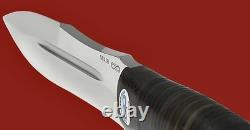 A&R Zlatoust Knife Tactical Hunting Combat Military Leather Handle Russian Knife