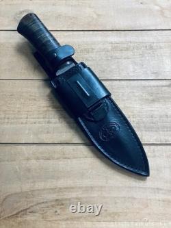 A&R Zlatoust Knife Tactical Hunting Combat Military Leather Handle Russian Knife