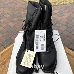 Addison Combat Safety Boots Men's 10.5 E Black Leather Rugged Military Tactical