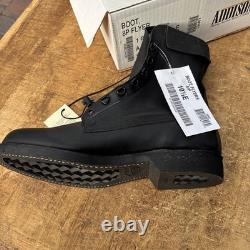 Addison Combat Safety Boots Men's 10.5 E Black Leather Rugged Military Tactical