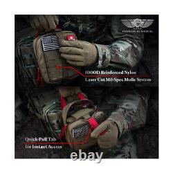 Advanced Emergency Trauma Kit with 36 Splint, Military Combat Tactical IFAK