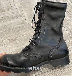Altama 7850 Men's Leather Military Tactical Combat Boots 10W Black with Tan Laces
