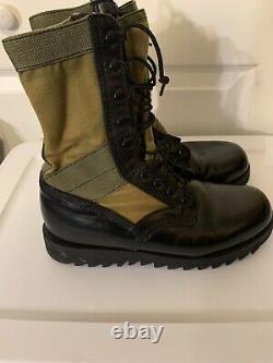 Altama Mens 8R Green Tan Ripple Military Tactical Army Combat Leather Boot