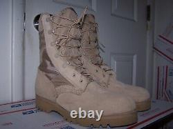 Altama military combat boots mens size 10W belleville 390 DES tan bates tactical