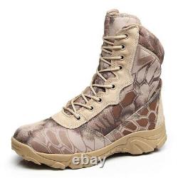 Army Military Boots Tactical Boots Hiking Shoes Zip Tactical Desert Combat Boots