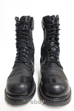 BATES 11 Paratrooper Side-Zip Black 9 W Wide Tactical Military Combat Boots