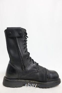 BATES 11 Paratrooper Side-Zip Black 9 W Wide Tactical Military Combat Boots