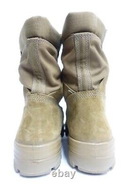 BATES 85502B Brown 13.5 W Wide USMC Soft Gore-Tex Suede Tactical Military Boots