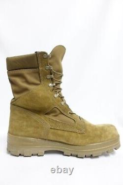 BATES 85502B Brown 13.5 W Wide USMC Soft Gore-Tex Suede Tactical Military Boots