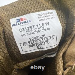 BELLEVILLE Hot Weather Steel Toe TACTICAL BOOTS Coyote C312ST Men's Size 11 Wide