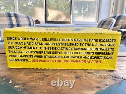 BELLEVILLE Hot Weather Steel Toe TACTICAL BOOTS Coyote C312ST Military NEW 9.5