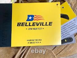 BELLEVILLE Hot Weather Steel Toe TACTICAL BOOTS Coyote C312ST Military NEW 9.5