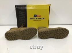 BELLEVILLE Military/Tactical Boot, 13 Size, R, Steel, 1 PR, c312st