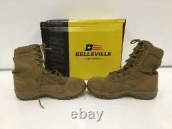 BELLEVILLE Military/Tactical Boot, 13 Size, R, Steel, 1 PR, c312st