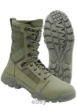 BRANDIT Tactical Military Defence Boots Shoes For Men Olive
