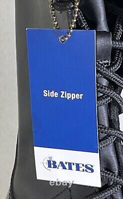 Bates 11 Paratrooper Side Zip Tactical Work Boot Cap Toe E02184 Men's 8 US