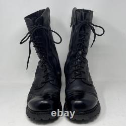 Bates Boots Mens 12 Wide Black Tactical Combat Jump Side Zip Military Lace Up