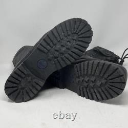 Bates Boots Mens 12 Wide Black Tactical Combat Jump Side Zip Military Lace Up