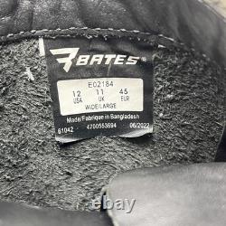 Bates Boots Mens 12 Wide Black Tactical Combat Jump Side Zip Military Lace Up