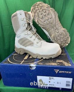 Bates Men's GX-8 Composite-Toe Side-Zip Tactical Boot Goretex E02276 Desert 8M