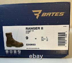 Bates Mens Ranger II Composite Toe Military Tactical Boots Size 9 E08693 COYOTE