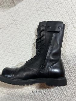 Bates Paratrooper Tactical Work Jump Boot Cap Toe E02184 Side Zip Mens Sz 10.5