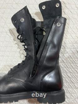 Bates Paratrooper Tactical Work Jump Boot Cap Toe E02184 Side Zip Mens Sz 10.5