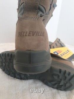 Belleville 610ZST Tactical Combat Boots Military Steel Toe Beige Size 9W