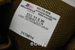 Belleville Boots Womens Size 13.5 W Tan 533 Tactical Military Combat USA