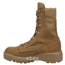 Belleville C390 8 Inch Hot Weather Soft Toe Tactical Mens Brown Work Safety Sho