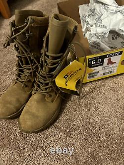 Belleville Combat Tactical Military Boots female Size 6 Regular Coyote