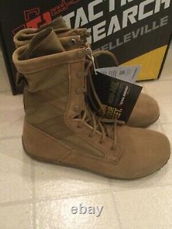 Belleville TR105 Tactical Boots 8 Wide Coyote Minimimalist Boot 8 New